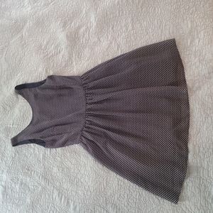 Patterned navy dress